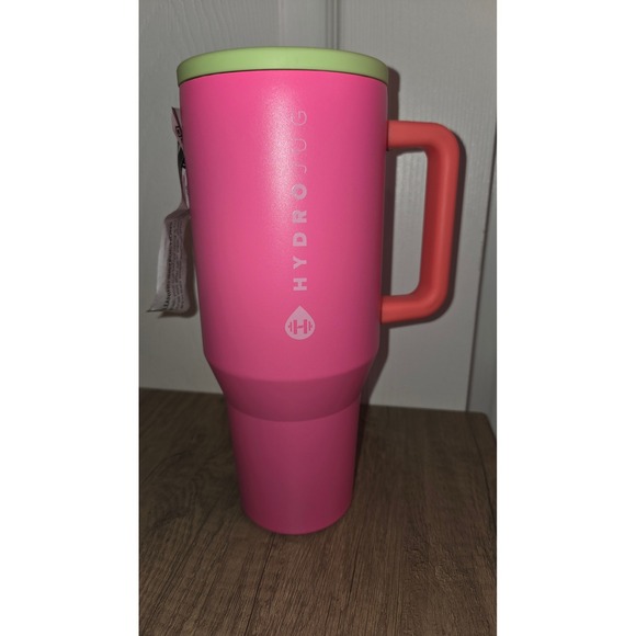 HydroJug Other - HydroJug Traveler 32 oz Pink Stainless Steel Tumbler Cup Holder Friendly NEW